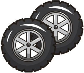 Tyres for the race car Game
