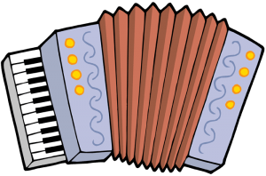 Accordion, wind box-shaped musical instrument Game