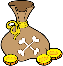 Bag full of gold coins Game