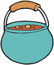 Cooking pot full of food Game