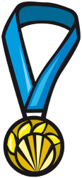 Gold medal for the winner Game