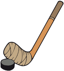 Hockey disk and hockey stick Game