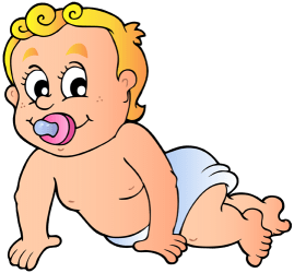 Infant with pacifier Game
