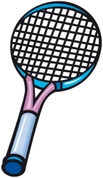 Tennis racquet, essential to play tennis Game