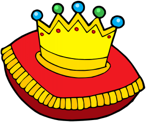The royal crown on a cushion Game