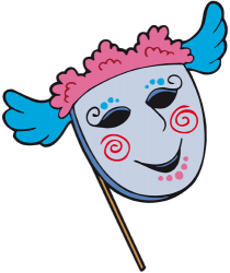 Venetian mask. Mask from the Venice carnival Game