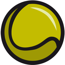 Yellow tennis ball Game