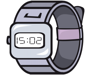 A digital wrist watch, a sport watch Game