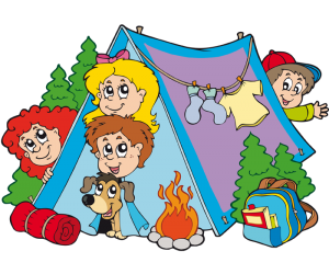 A family living a camping adventure Game