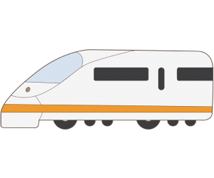 A high speed train, an express train Game