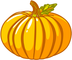 A pumpkin, a typical fruit of autumn Game