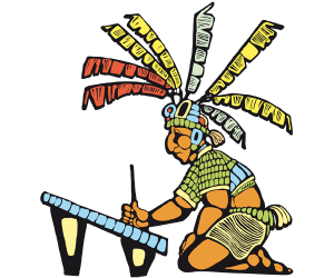 A scrivener of the Mayan Empire Game