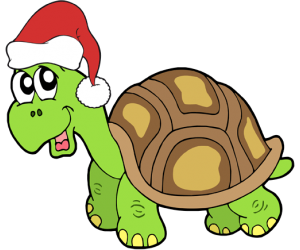 A turtle at Christmas celebrations Game
