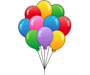 Balloons in a birthday party Game