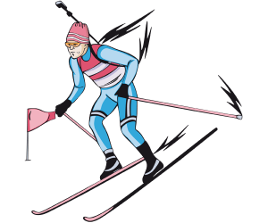 Biathlon, cross-country skiing and shooting sport Game