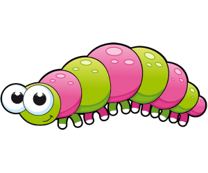 Caterpillar, larval form of an insect Game