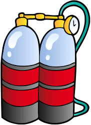 Diving cylinders with breathing gas Game