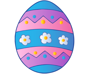 Easter decoration, a decorated egg Game