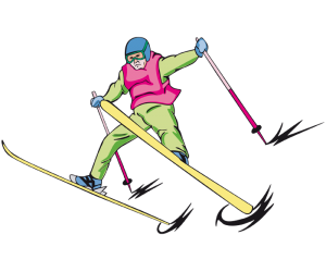 Freestyle skiing, acrobatic jump competition Game