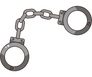 Handcuffs, security device for the criminal Game