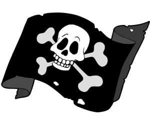 Jolly Roger flag, the pirates flag Game