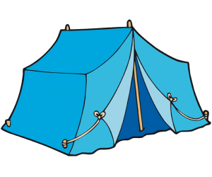 Large tent for a scouts group Game