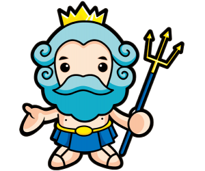 Poseidon or Neptune, the god of the sea Game