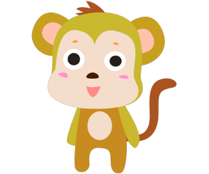 The monkey, ninth animal of Chinese Zodiac Game