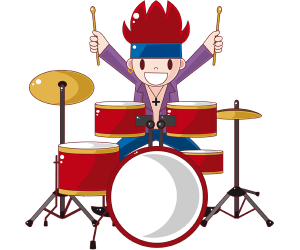 The percussionist, the rock band's drummer Game