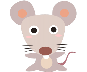 The rat, first sign of the Chinese Zodiac Game