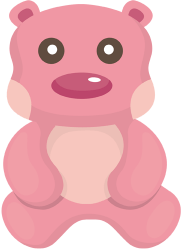 Beautiful pink teddy bear Game
