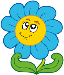 Blue daisy, flower of a shrub Game