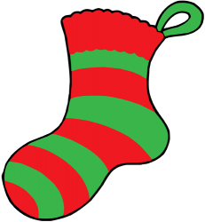 Christmas stocking, a sock-shaped bag Game