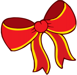 Decorative ribbon as a ribbon bow Game