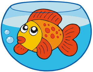Goldfish in a little aquarium Game