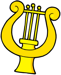 Harp, stringed instrument Game