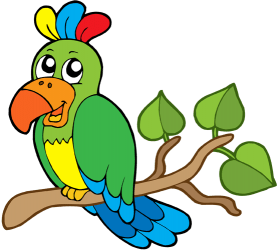 Parrot on a tree branch Game