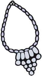 Rhinestones necklace Game