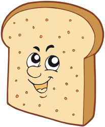 Slice of bread, sliced loaf of bread Game