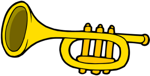 Trumpet, wind musical instrument Game