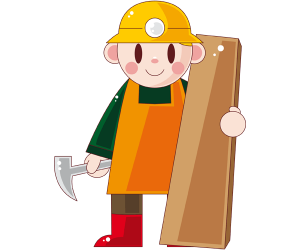 A carpenter working in construction Game