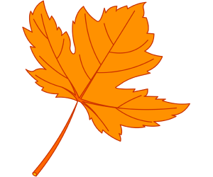 A dry leaf, a fallen leaf in autumn Game