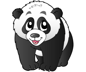 A giant panda, a panda bear that lives in China Game