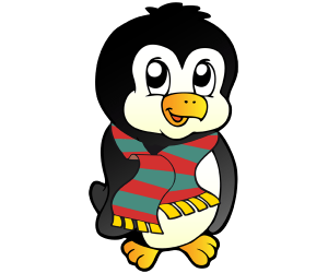 A little penguin with a scarf Game