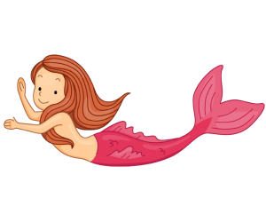 A mermaid, a legendary aquatic creature Game