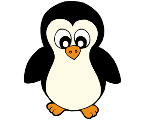 A penguin, a marine bird that does not fly Game