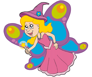 A pixie fairy, a little fairy with butterfly wings Game