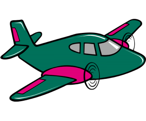 A small twin-engine plane in mid-flight Game