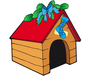Children decorated the doghouse Game