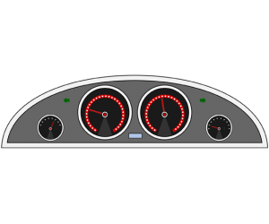 Control indicators of the car Game